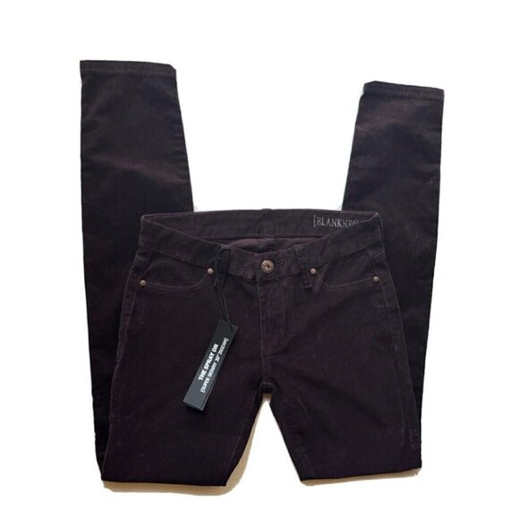 BLANKNYC Denim Womens Fine Wale Cord Spray on Skinny Jeans Size 26 $88 - Picture 9 of 9